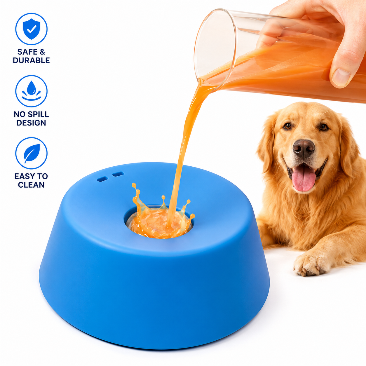 Non-Slip Dog Licking Bowl